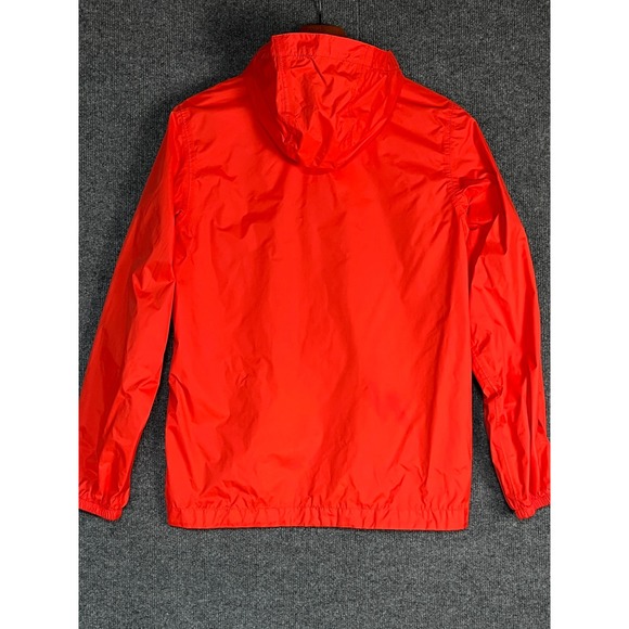 The North Face Boys DryVent Hooded Windbreaker Jacket Orange Navy XL 18 20 - Picture 5 of 12